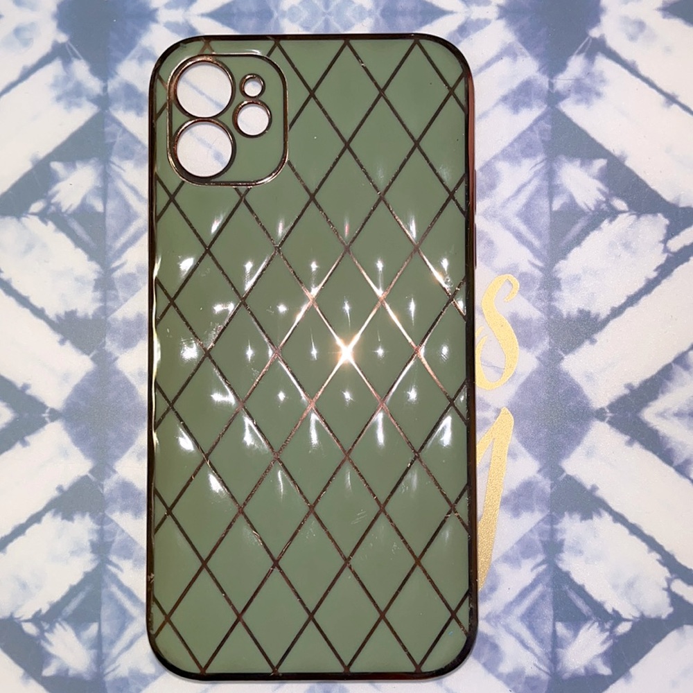 Green & Gold IPhone 11 Case